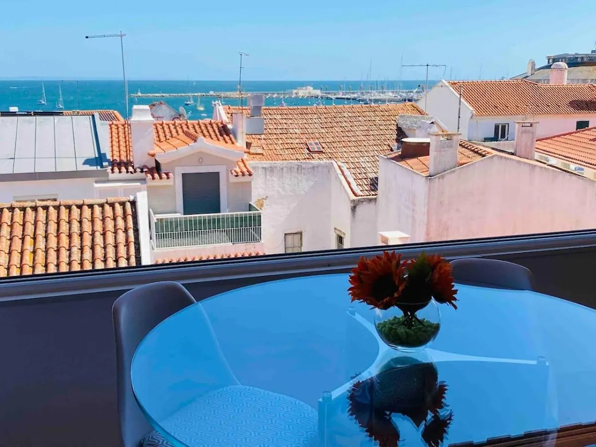 Sea View Loft 30 Secs To Beach In Historic Old Town Cascais