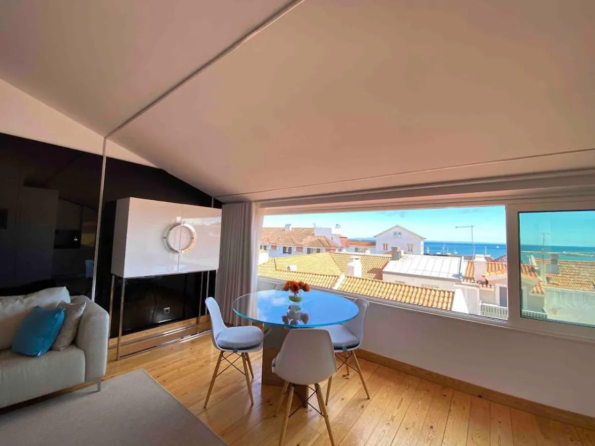 Sea View Loft 30 Secs To Beach In Historic Old Town Cascais