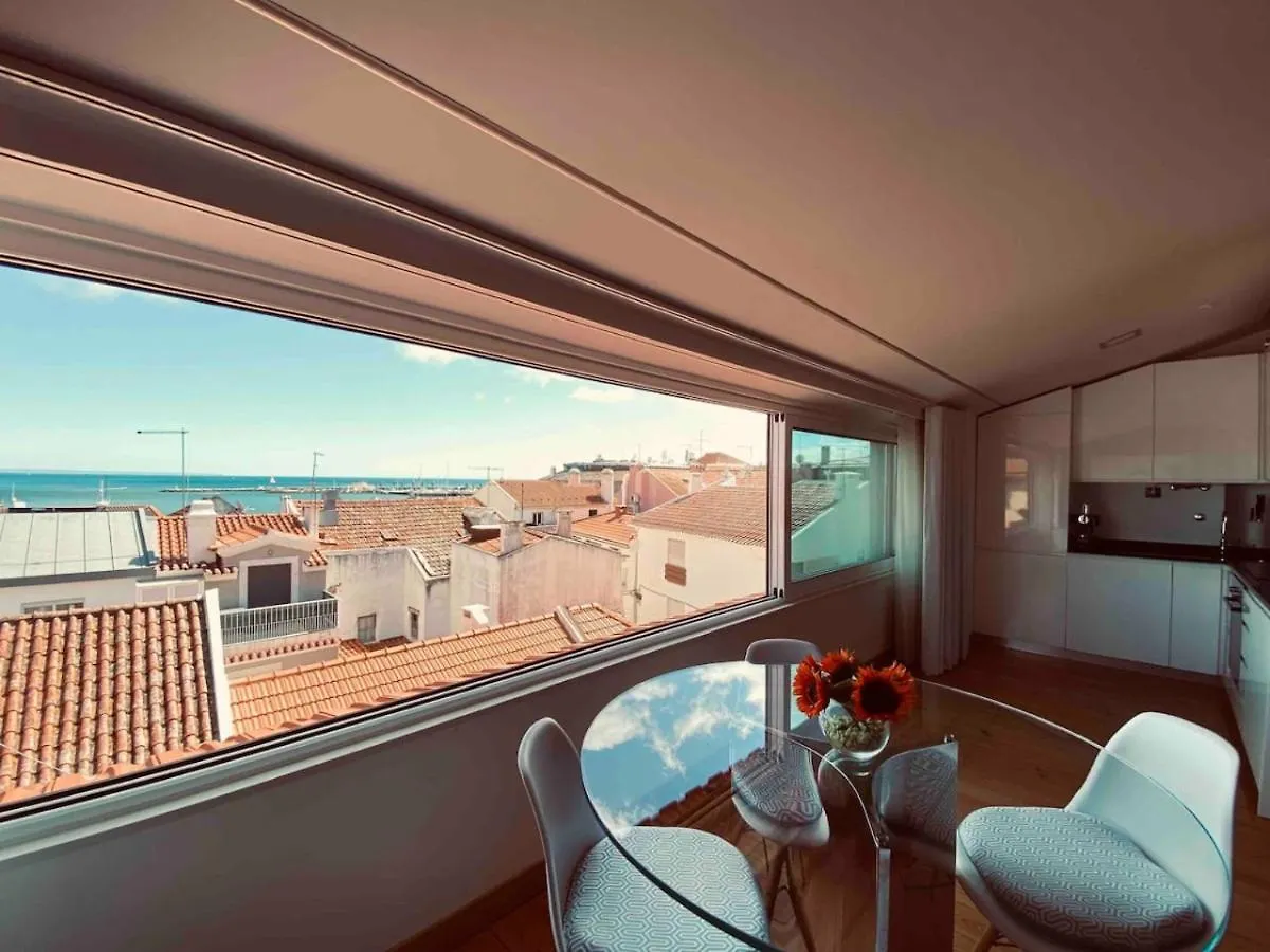 Apartment Sea View Loft 30 Secs To Beach In Historic Old Town Cascais